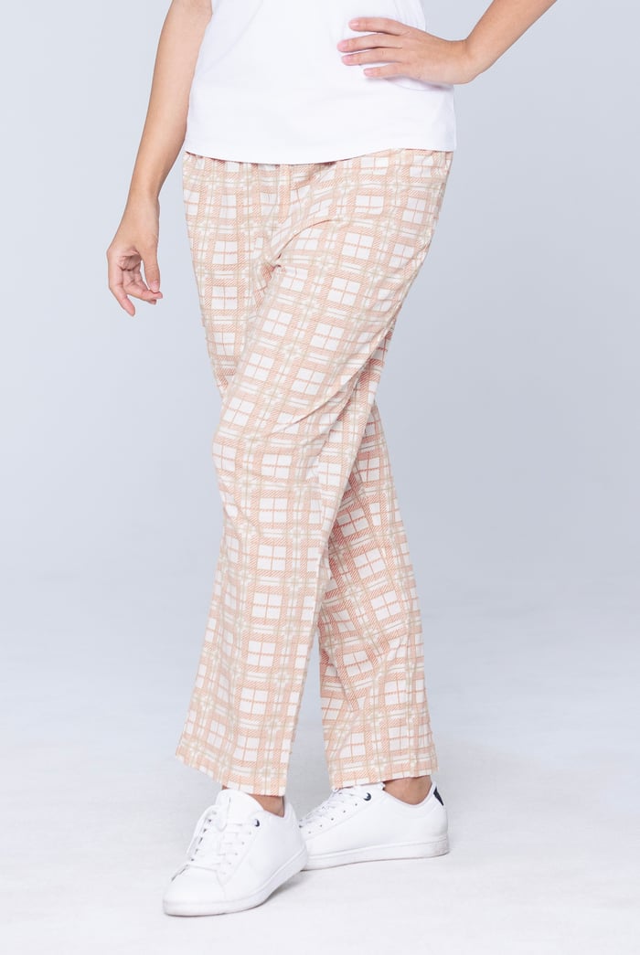Geo Print Wide Leg Pyjamas