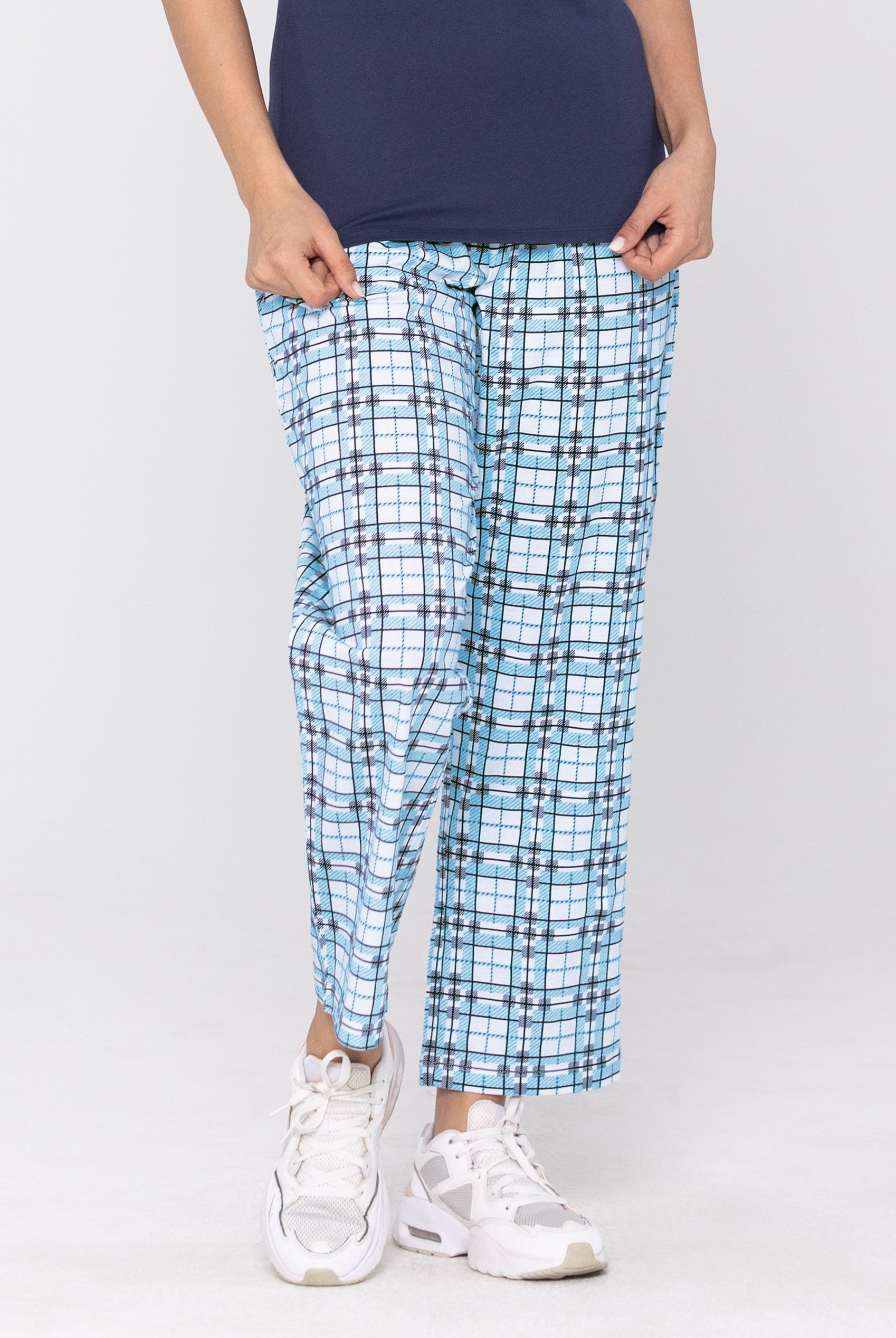 Geo Print Wide Leg Pyjamas