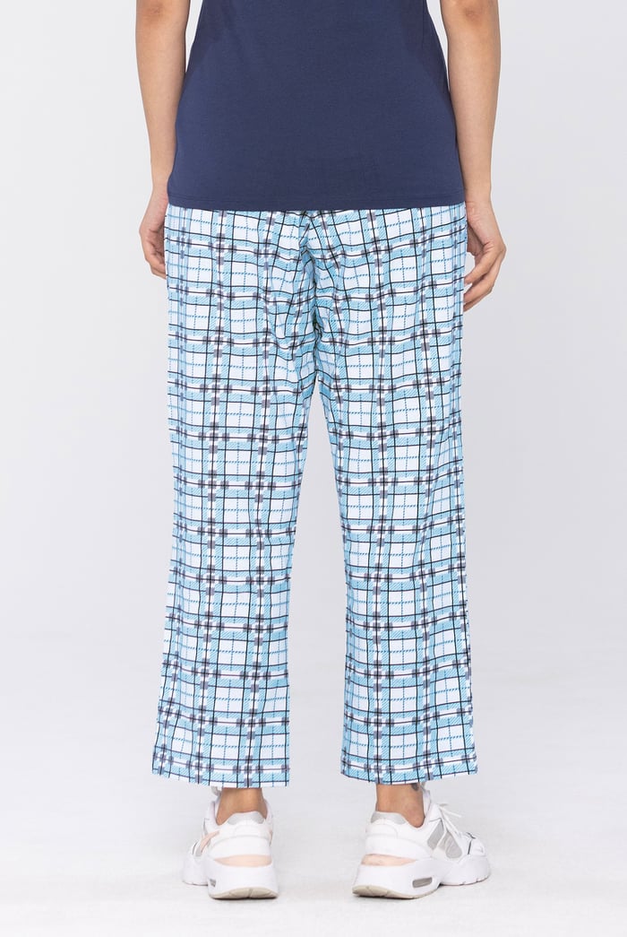 Geo Print Wide Leg Pyjamas