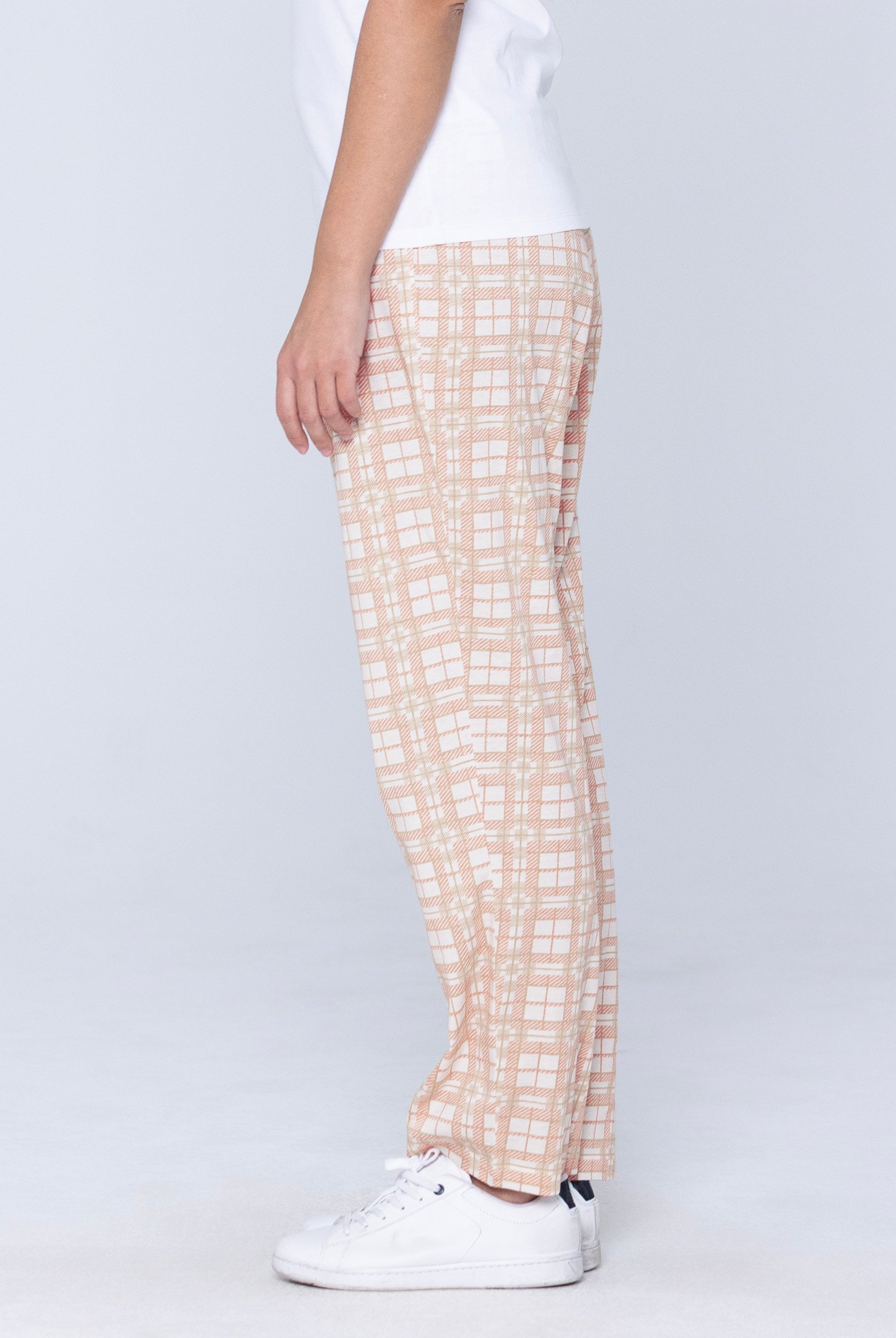 Geo Print Wide Leg Pyjamas