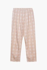 Geo Print Wide Leg Pyjamas