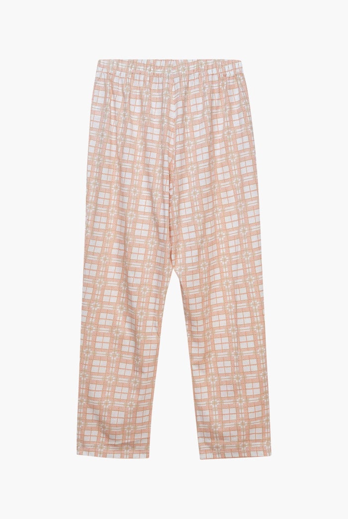 Geo Print Wide Leg Pyjamas