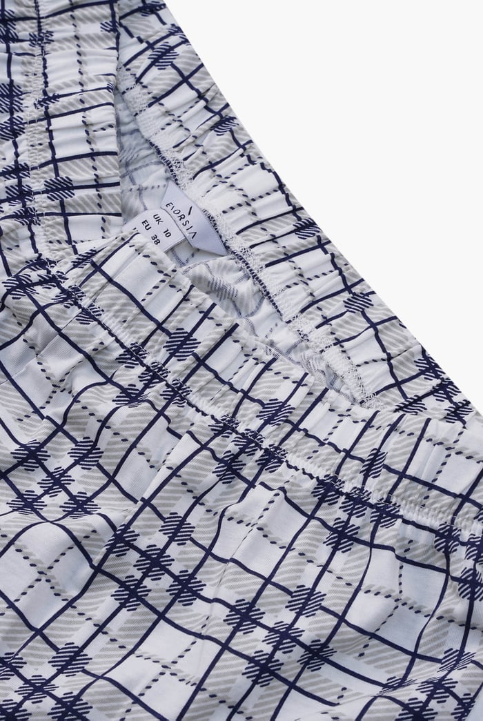 Geo Print Wide Leg Pyjamas
