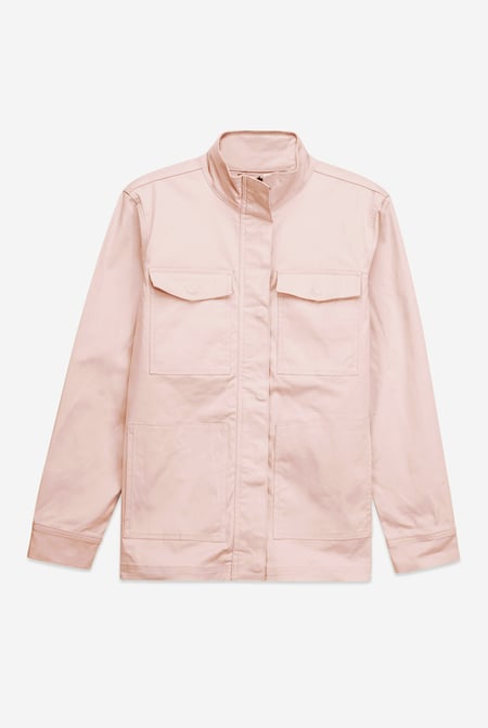 Womens Cream Oversize Traveller Jacket