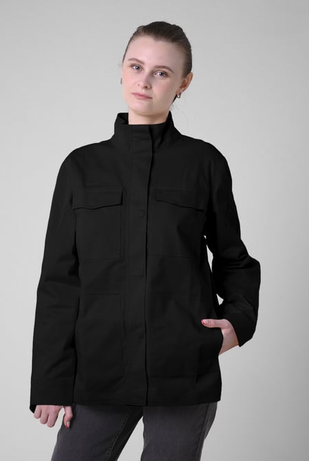 Womens Cream Oversize Traveller Jacket
