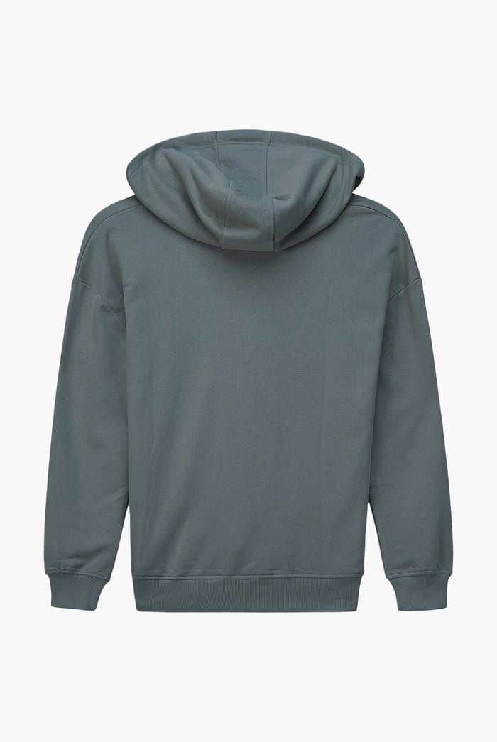 Womens V-Neck Drop Shoulder Hoodie