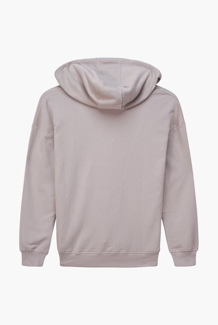 Womens V-Neck Drop Shoulder Hoodie