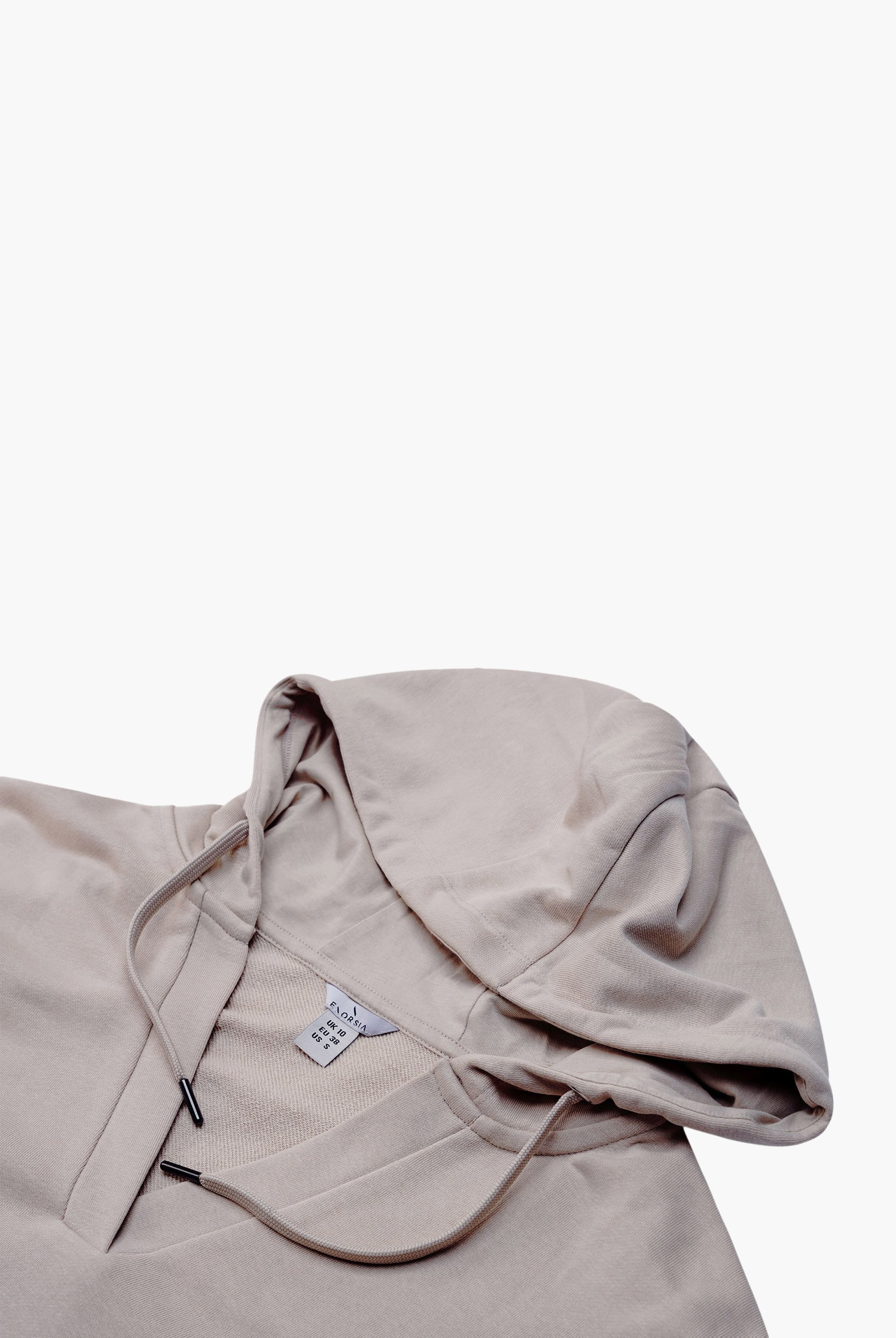 Womens V-Neck Drop Shoulder Hoodie