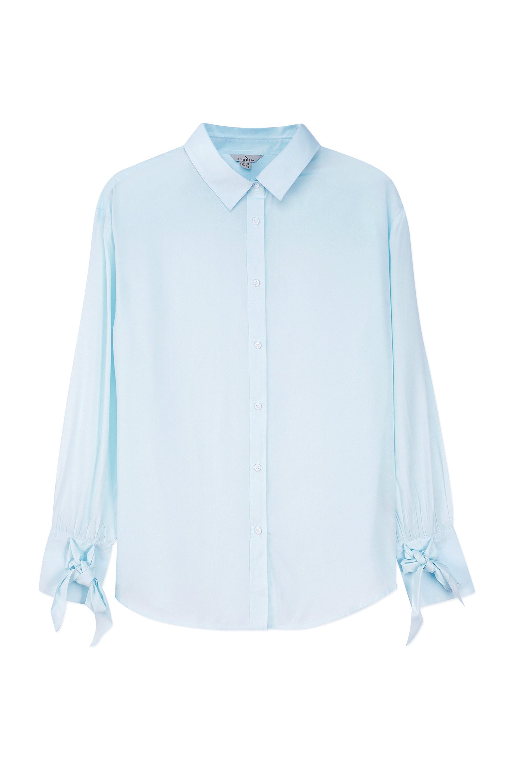 Tie-Cuff LS Viscose Shirt