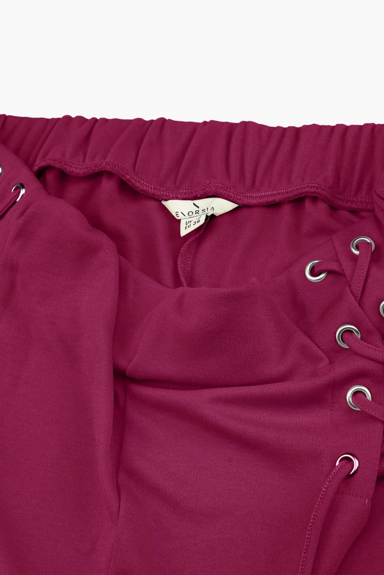 Womens Draw Cord Details Boxy Shorts