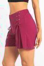 Womens Draw Cord Details Boxy Shorts