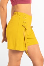 Womens Draw Cord Details Boxy Shorts