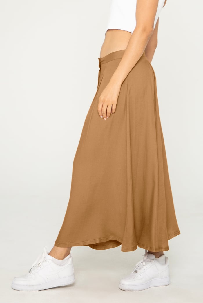 A-Line Front Button Through Skirts