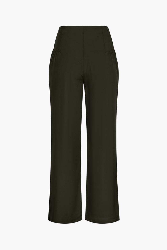 High-Waisted  Stright Leg Trousers