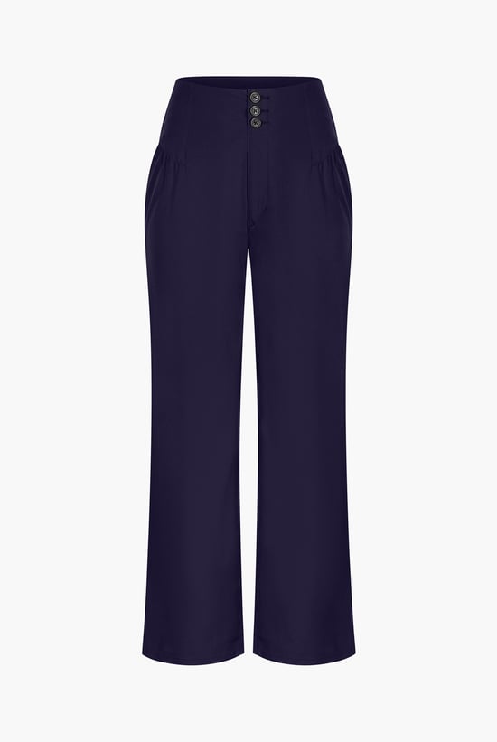 High-Waisted  Stright Leg Trousers