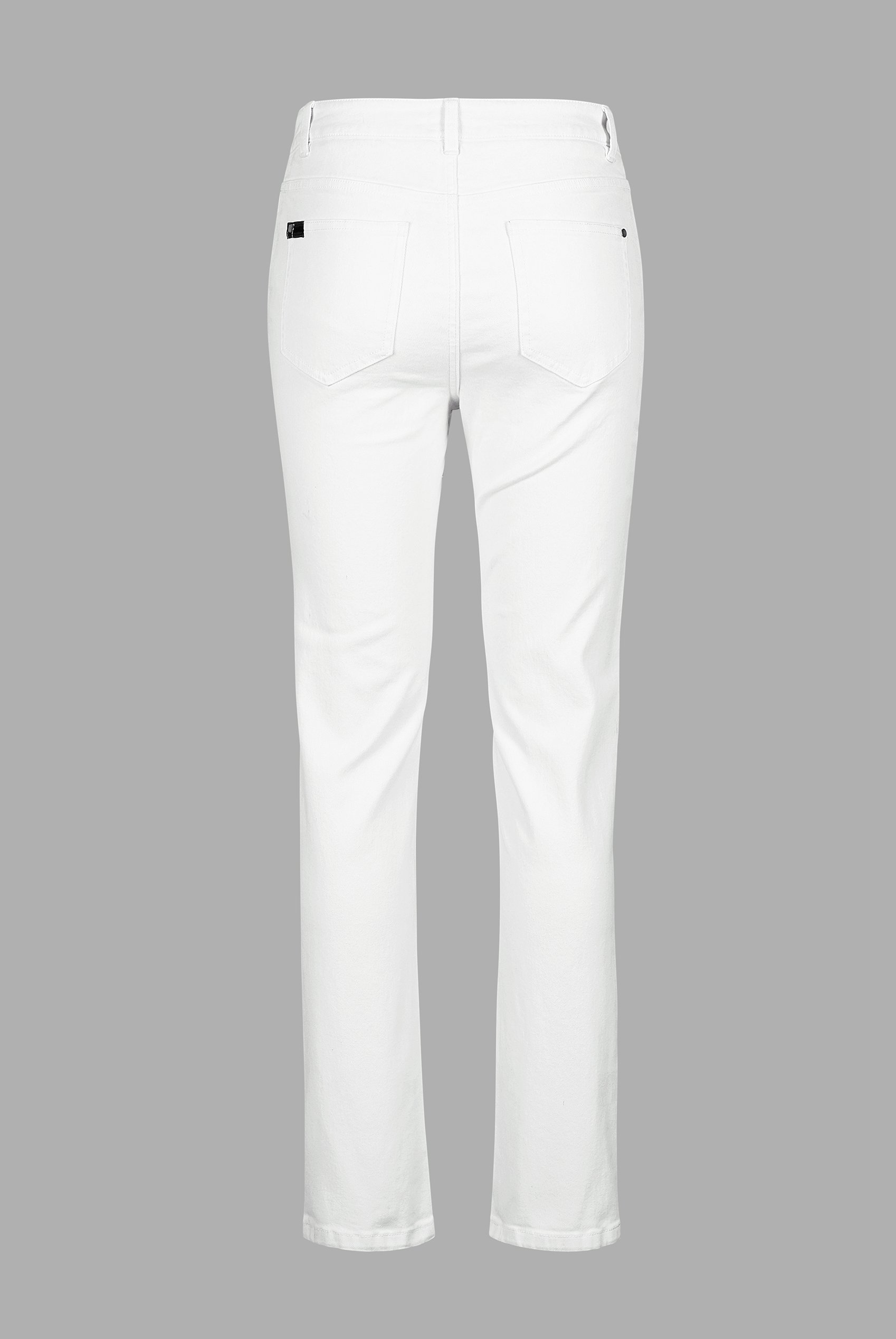 Straight Leg White Jeans
