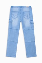 Relaxed Utility Side Slit Jeans