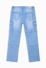 Relaxed Utility Side Slit Jeans