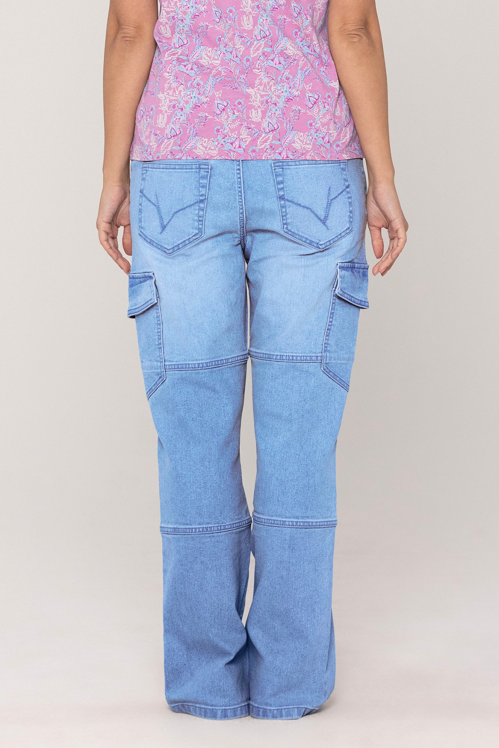 Relaxed Utility Side Slit Jeans