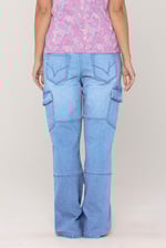 Relaxed Utility Side Slit Jeans