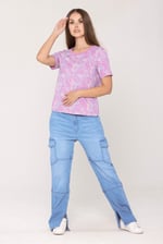 Relaxed Utility Side Slit Jeans