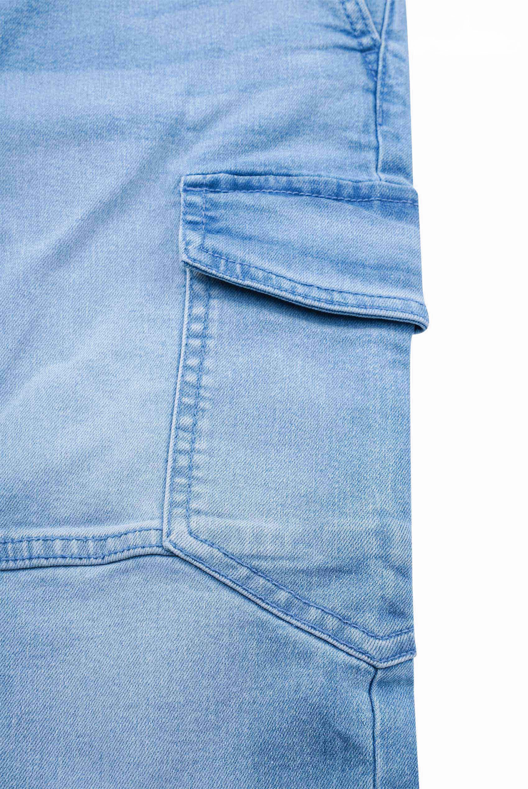 Relaxed Utility Side Slit Jeans