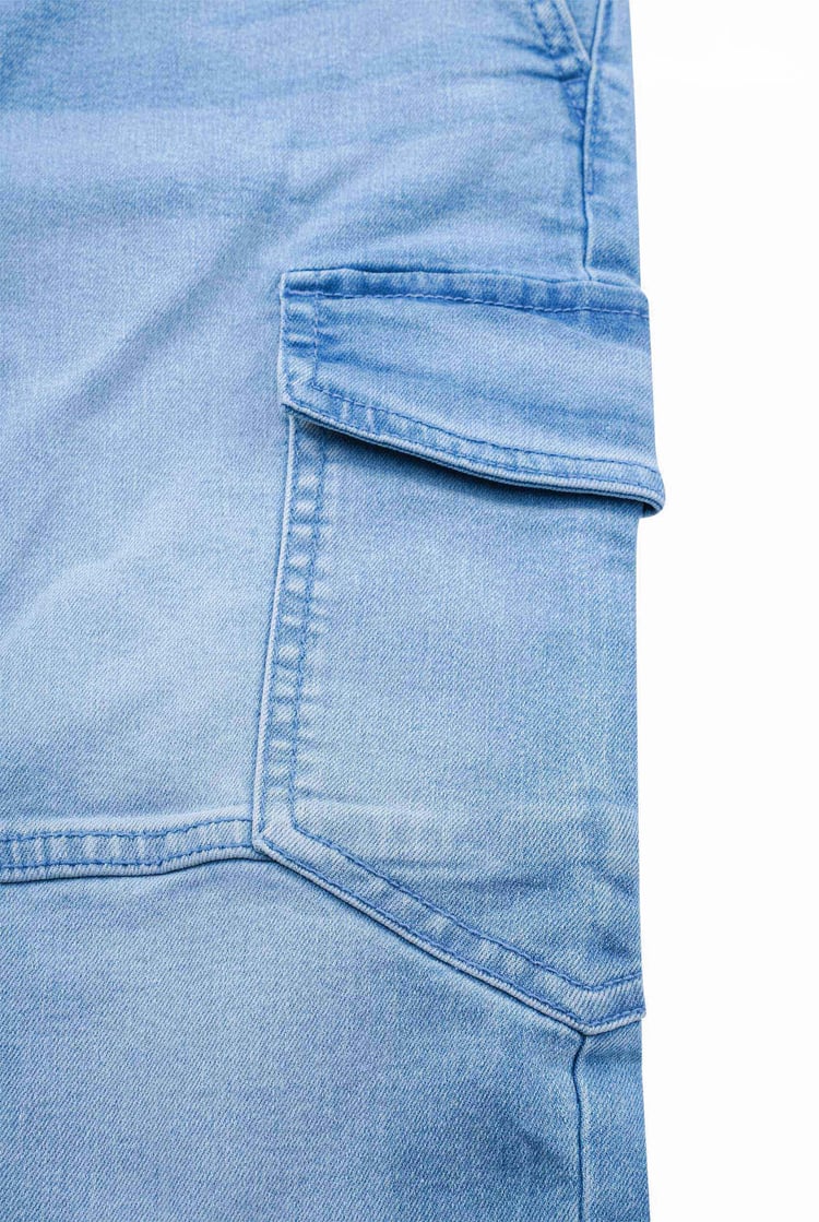 Relaxed Utility Side Slit Jeans