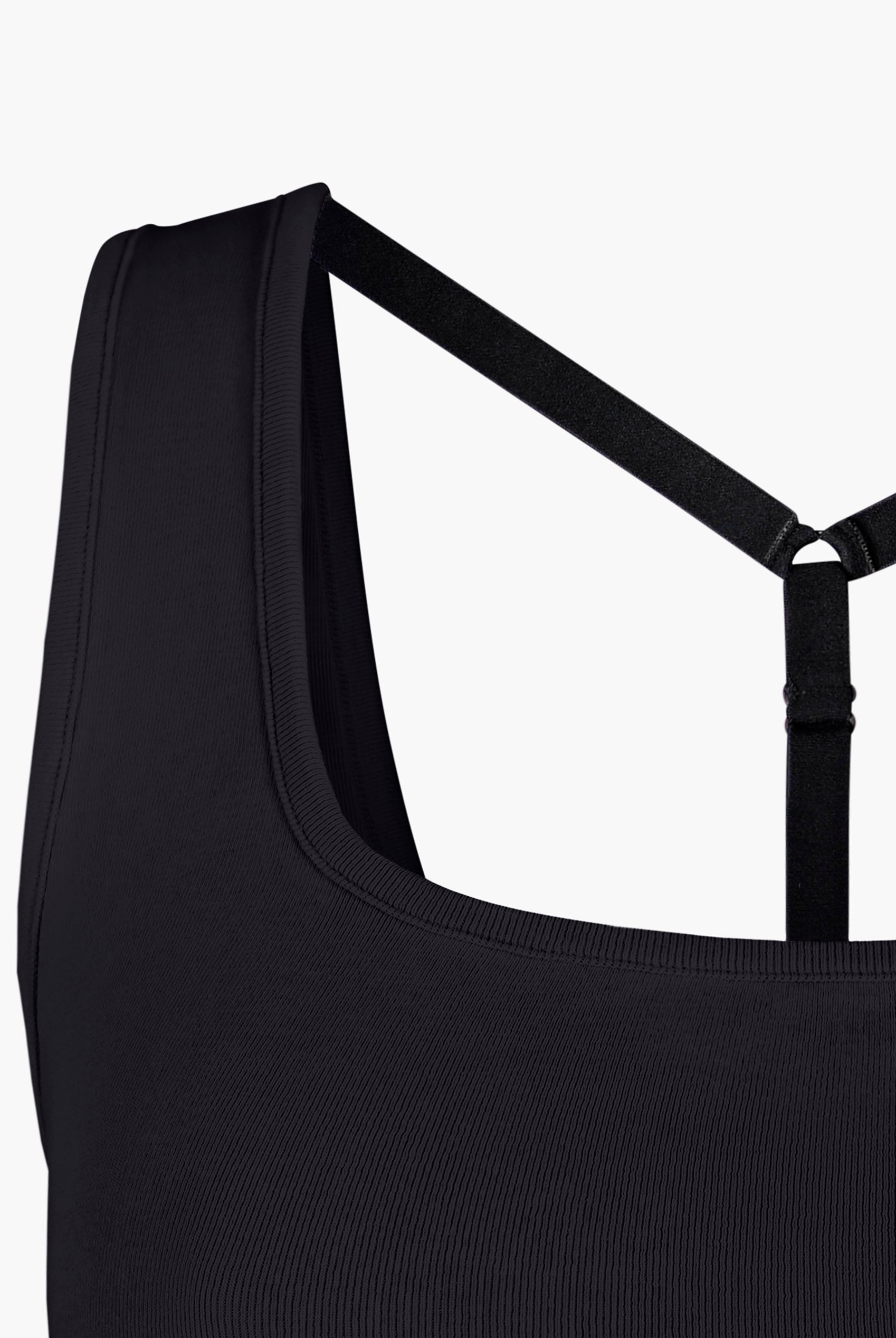 Y Back Body Fitted Cropped Vest