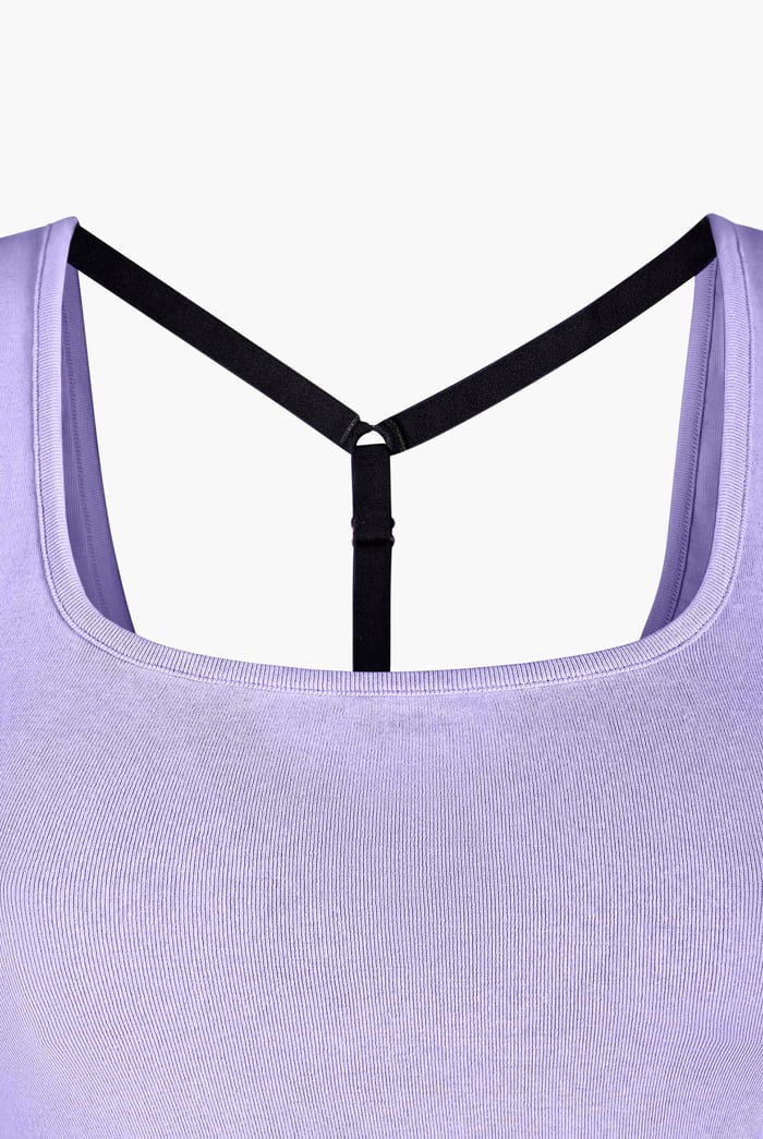 Y Back Body Fitted Cropped Vest