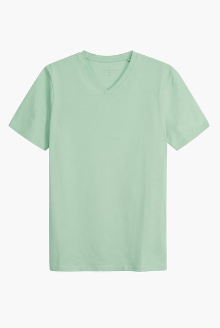 Green V-Neck T-Shirt