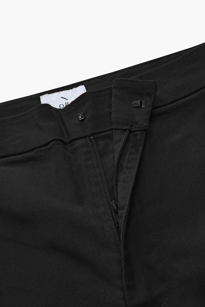 Wide Leg Split Hem Trousers