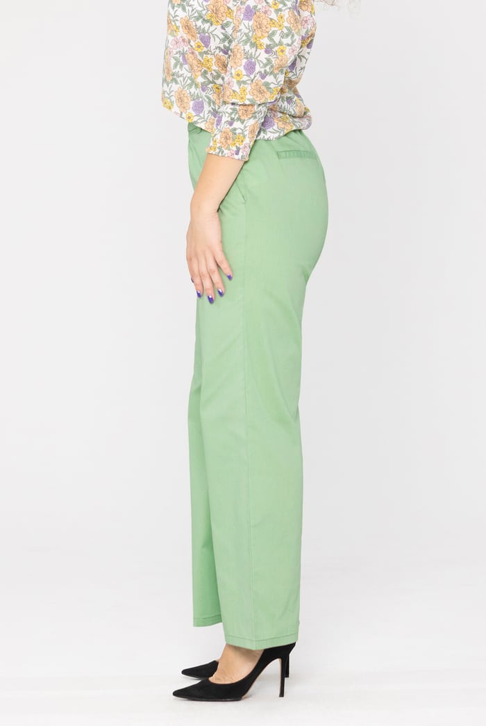 Wide Leg Woven Smart Trousers