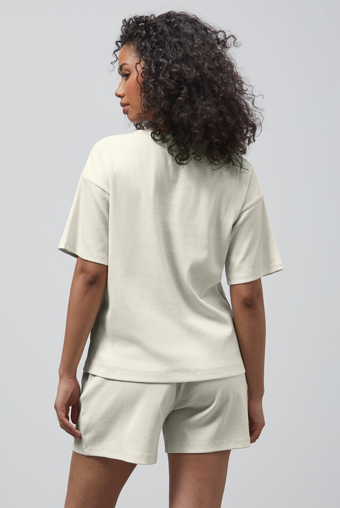 Ribbed T-Shirt & Shorts Set