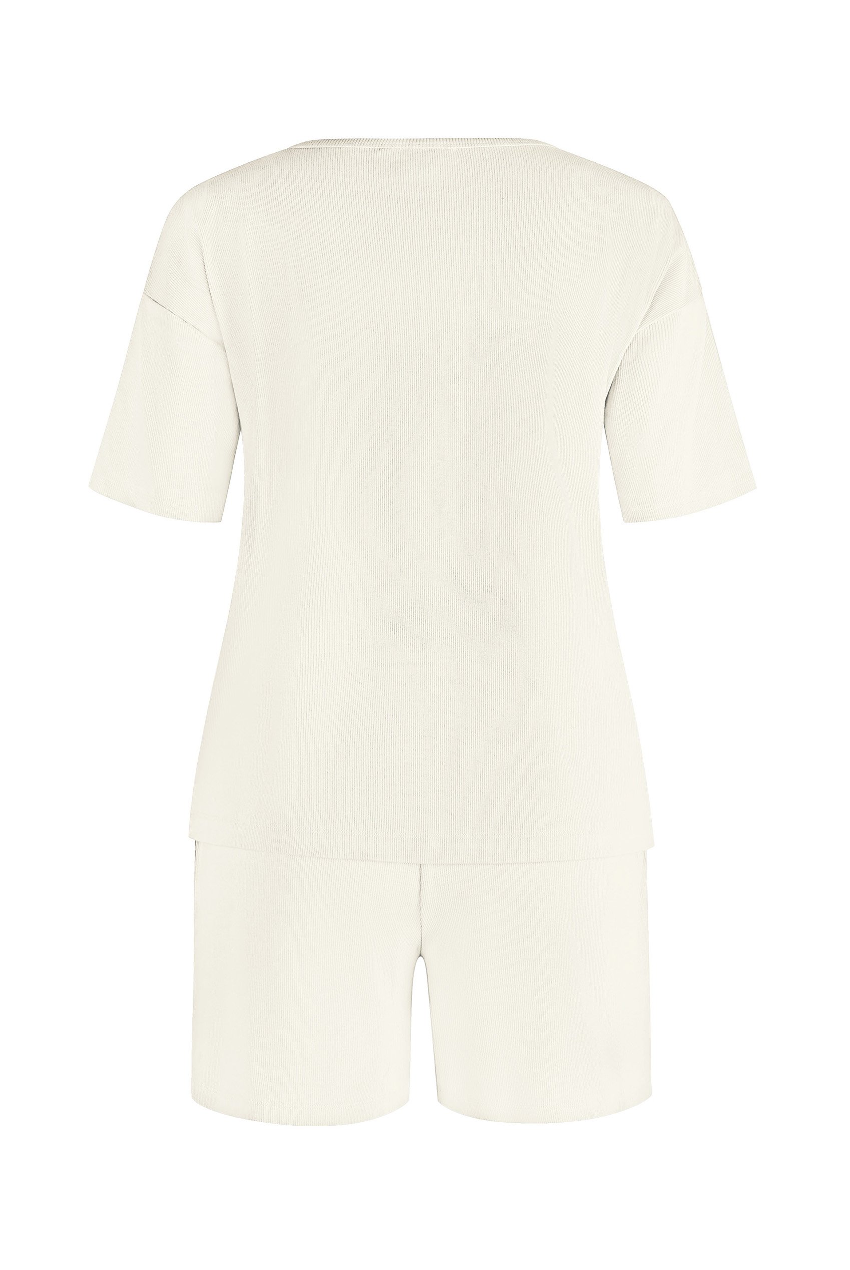 Ribbed T-Shirt & Shorts Set