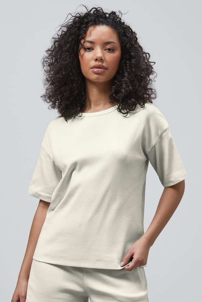 Ribbed T-Shirt & Shorts Set