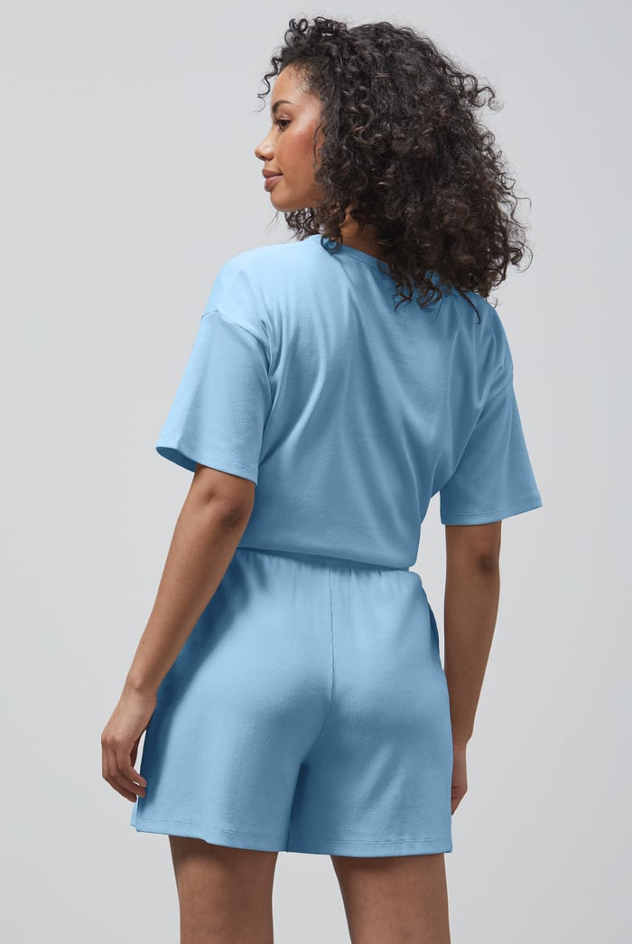 Ribbed T-Shirt & Shorts Set