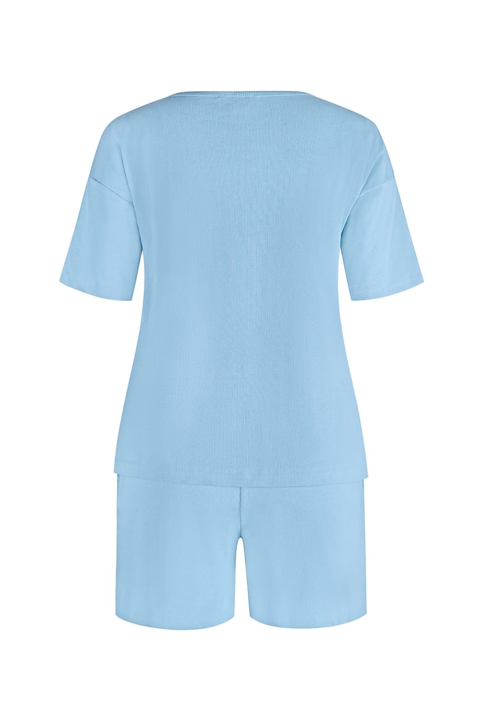 Ribbed T-Shirt & Shorts Set