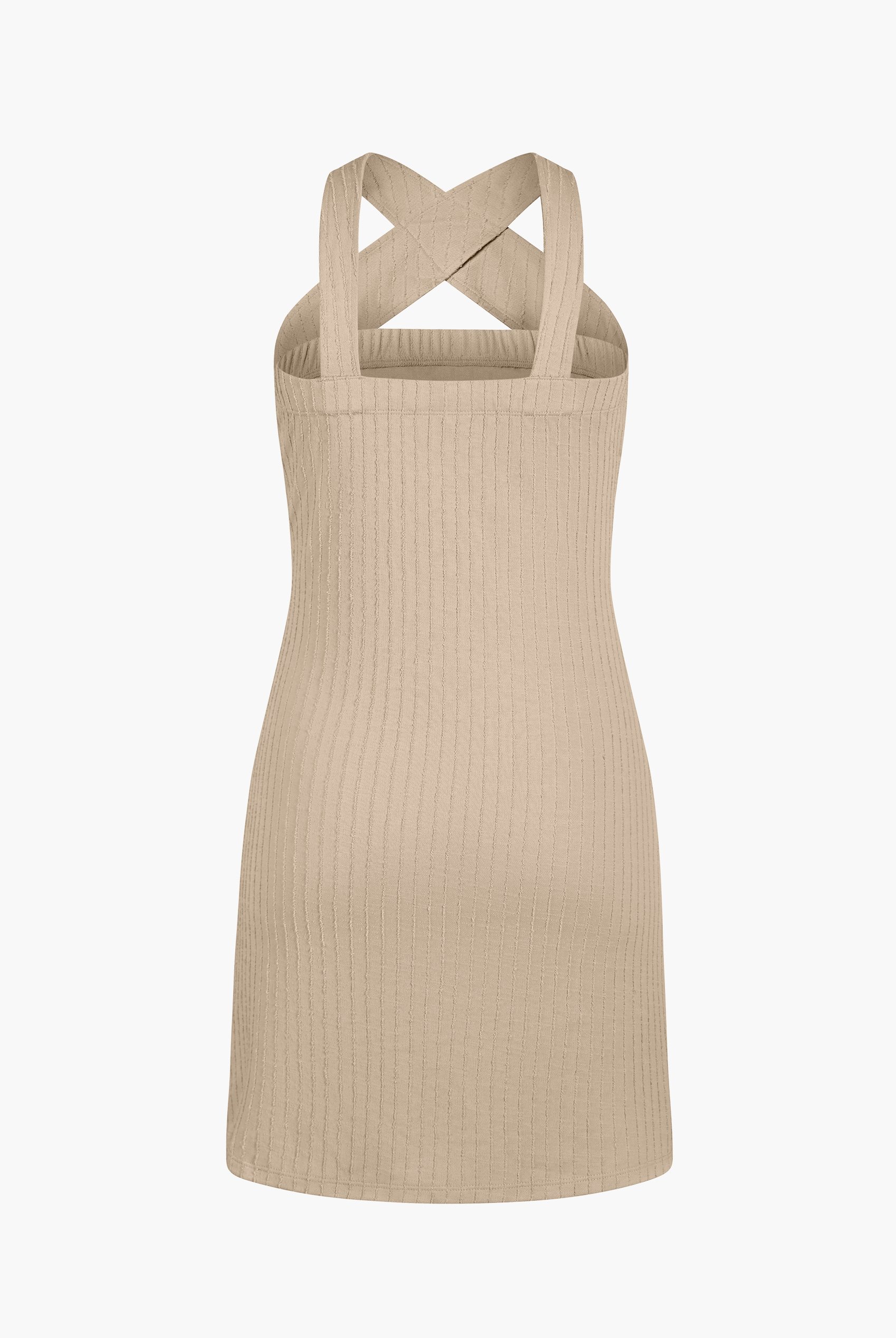 Cross Front Halter Neck dress