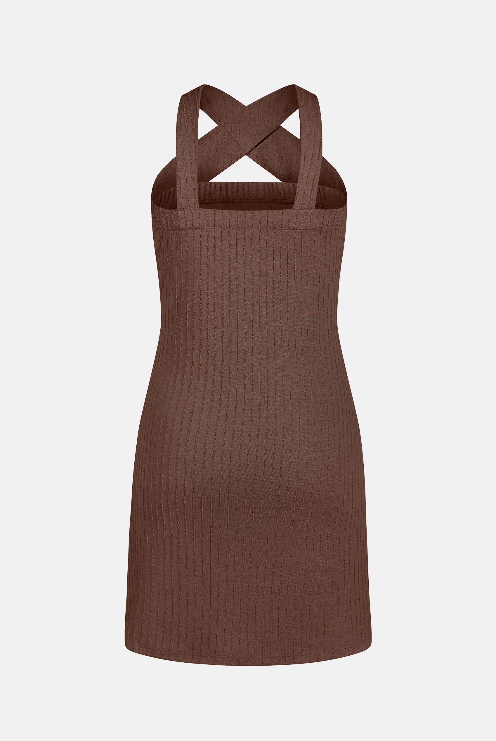 Cross Front Halter Neck dress