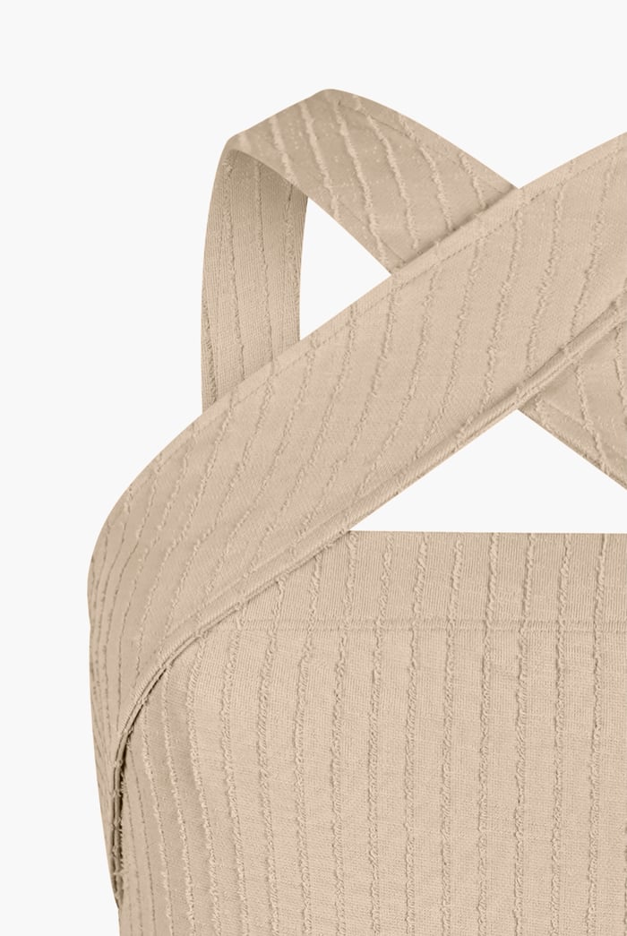 Cross Front Halter Neck dress
