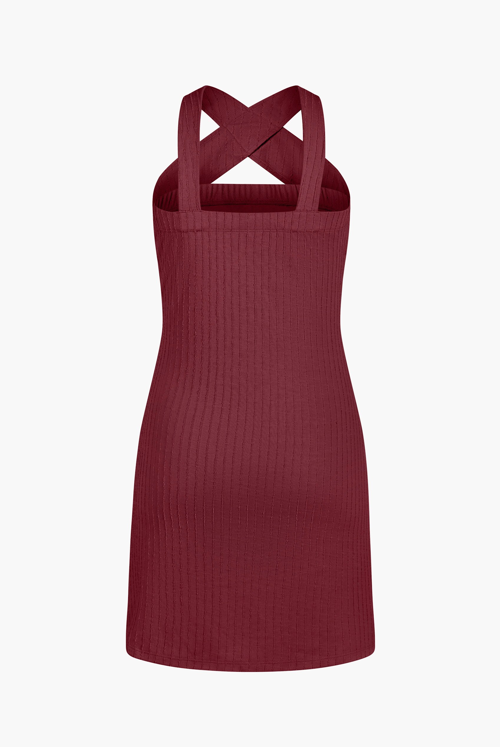 Cross Front Halter Neck dress