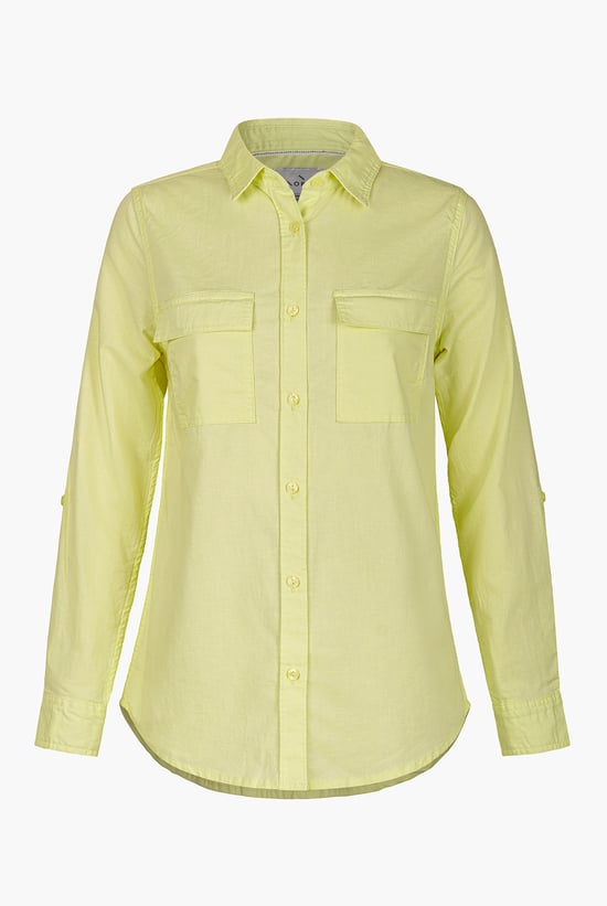 Relaxed Fit Cotton-Linen Shirt