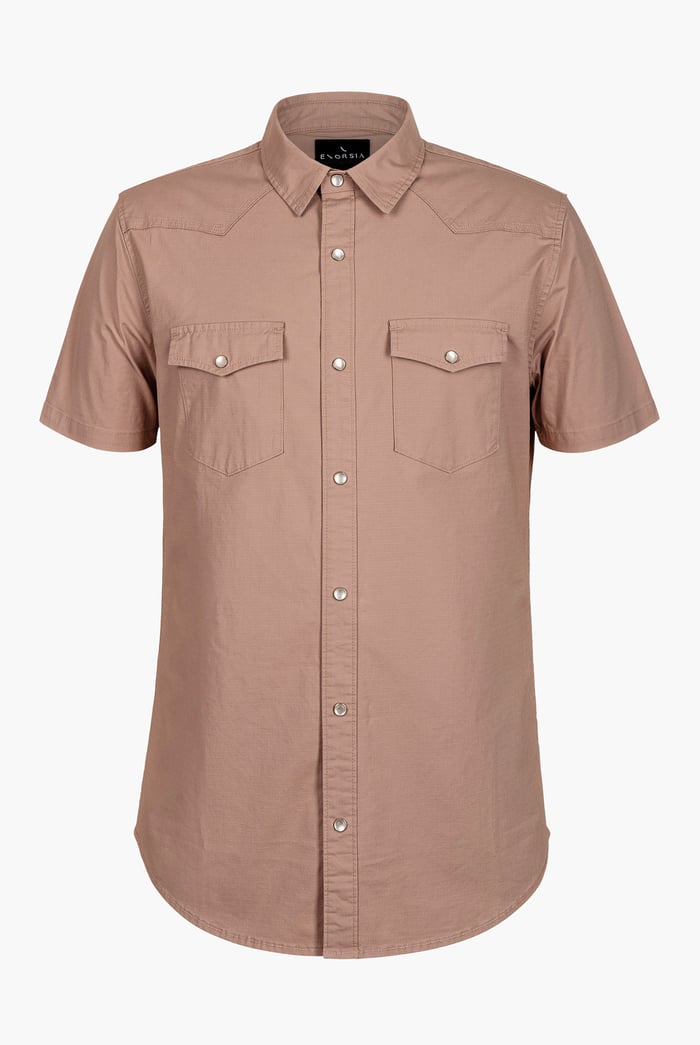 Men’s Regular Fit Short Sleeve Utility Shirt