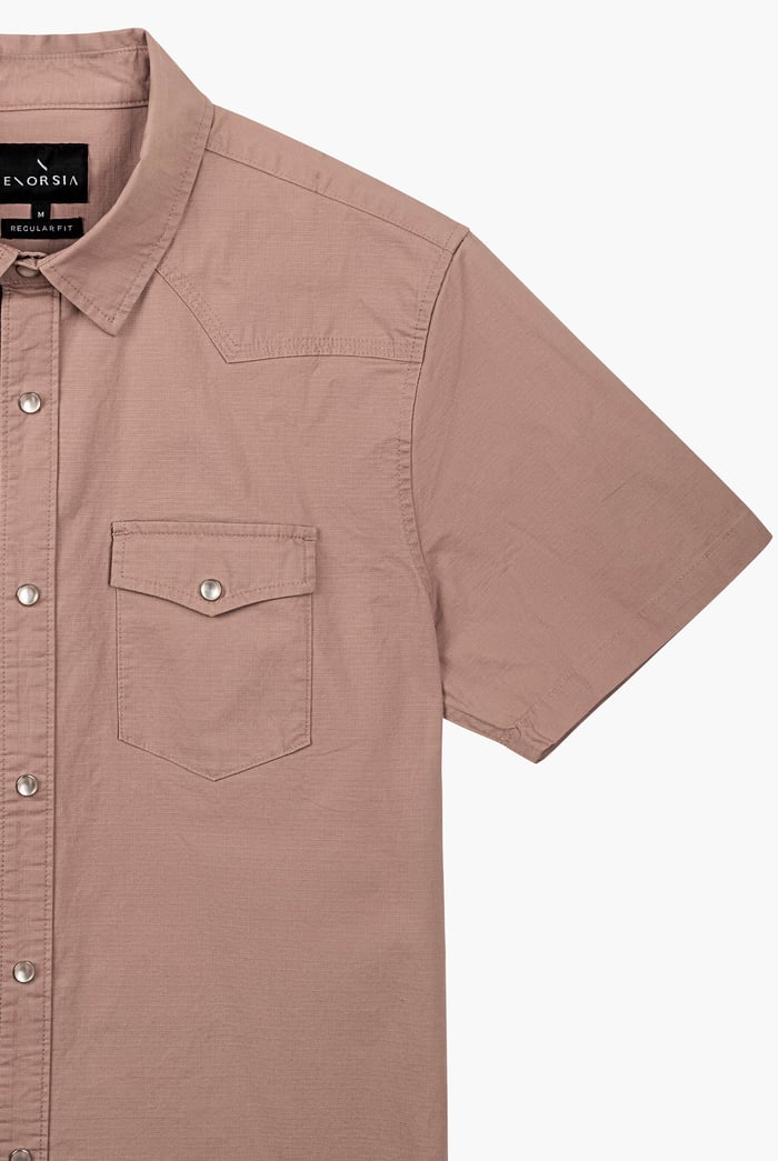 Men’s Regular Fit Short Sleeve Utility Shirt