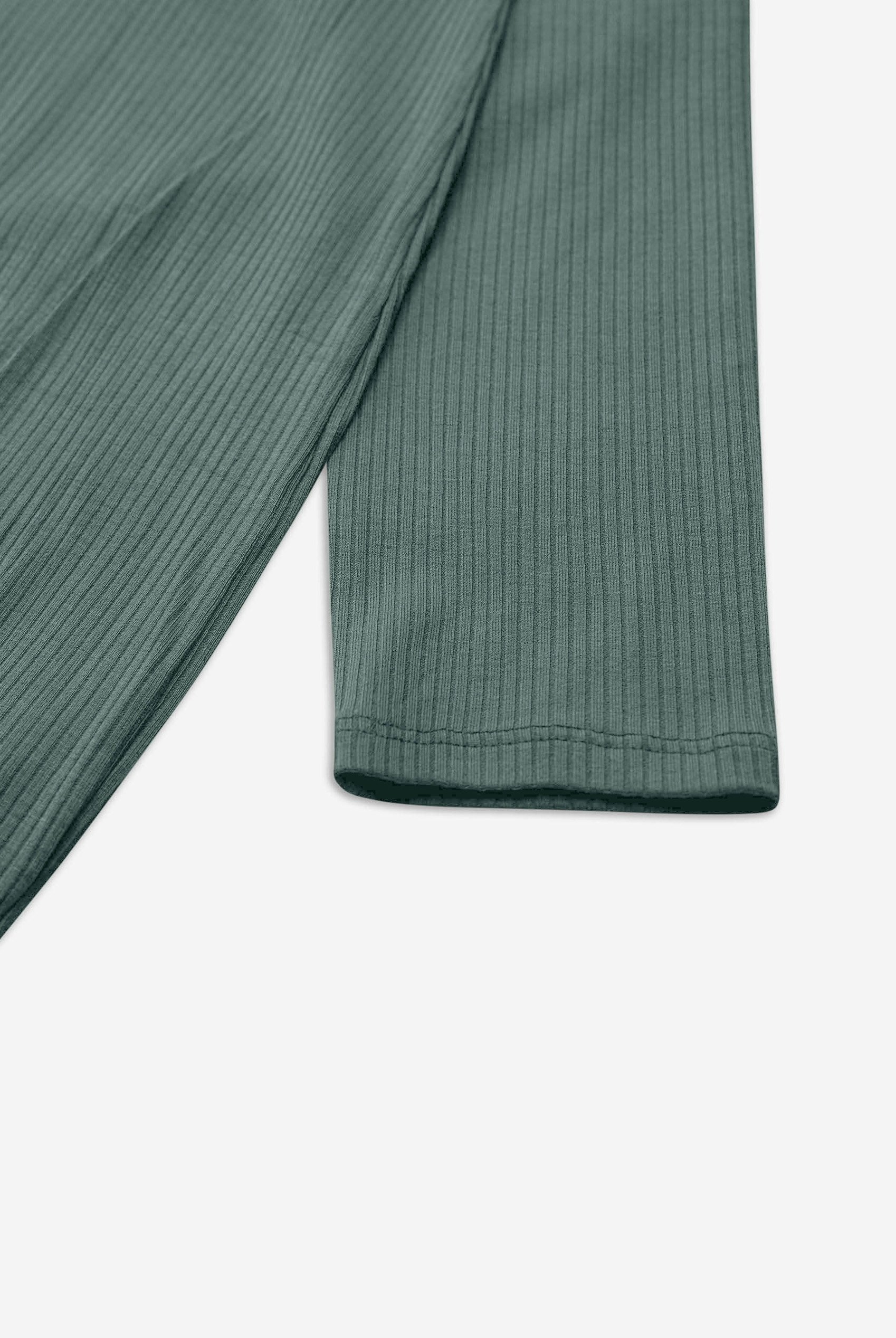 Womens Front Slit Ribbed Midi Dress