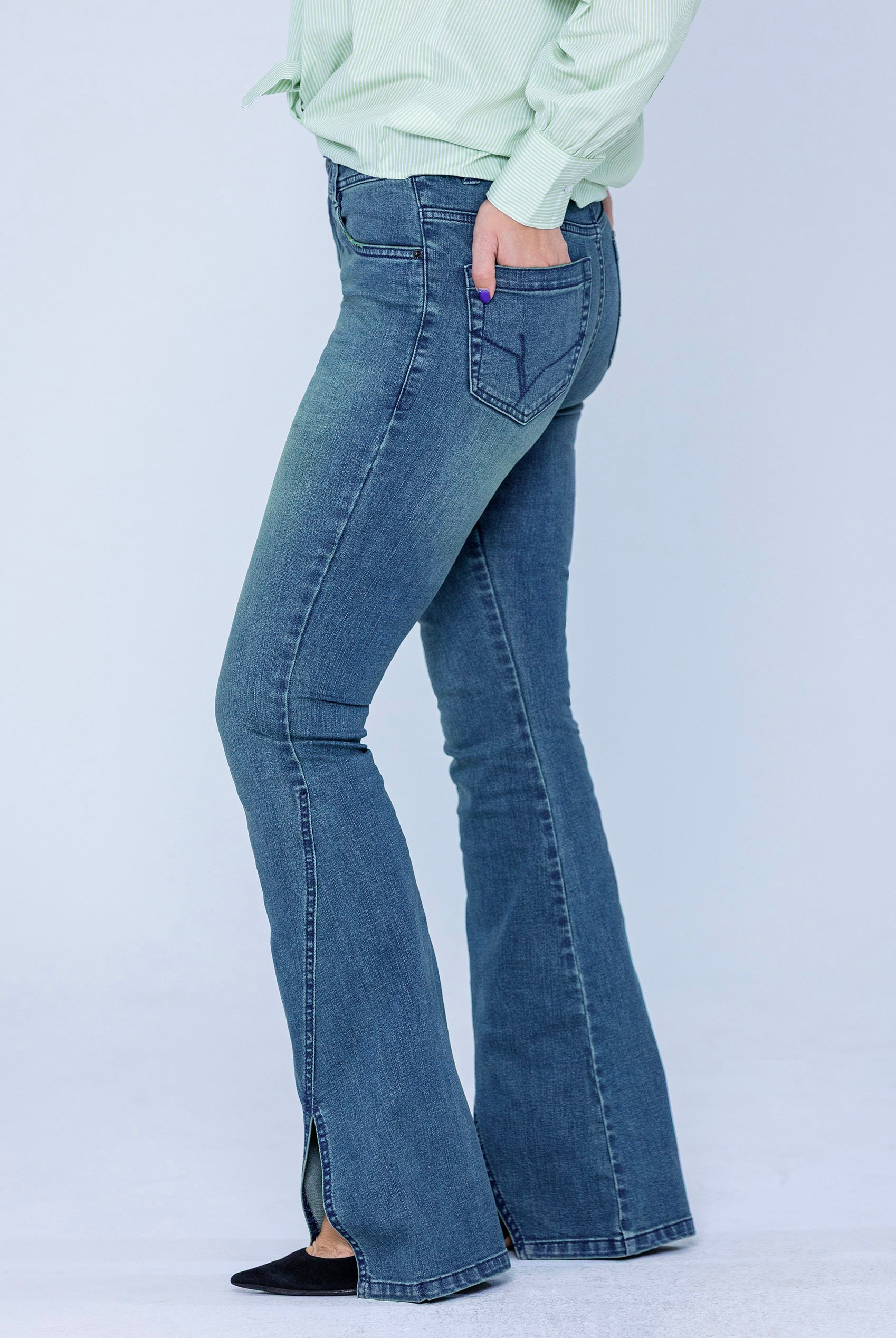 Enorsia Authentic Bell Bottom Jeans