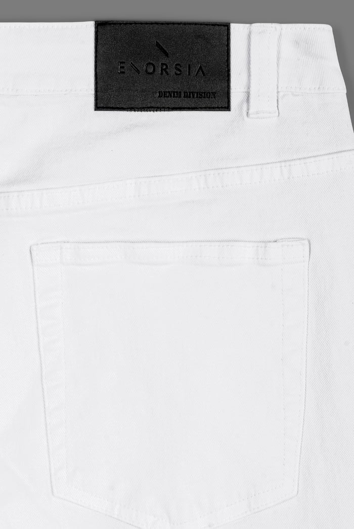 Slim Fit Essential Stretch White Jeans