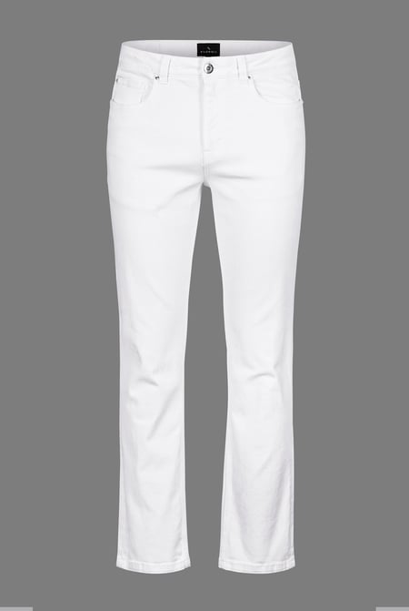 White Slim Fit Essential Stretch Jeans