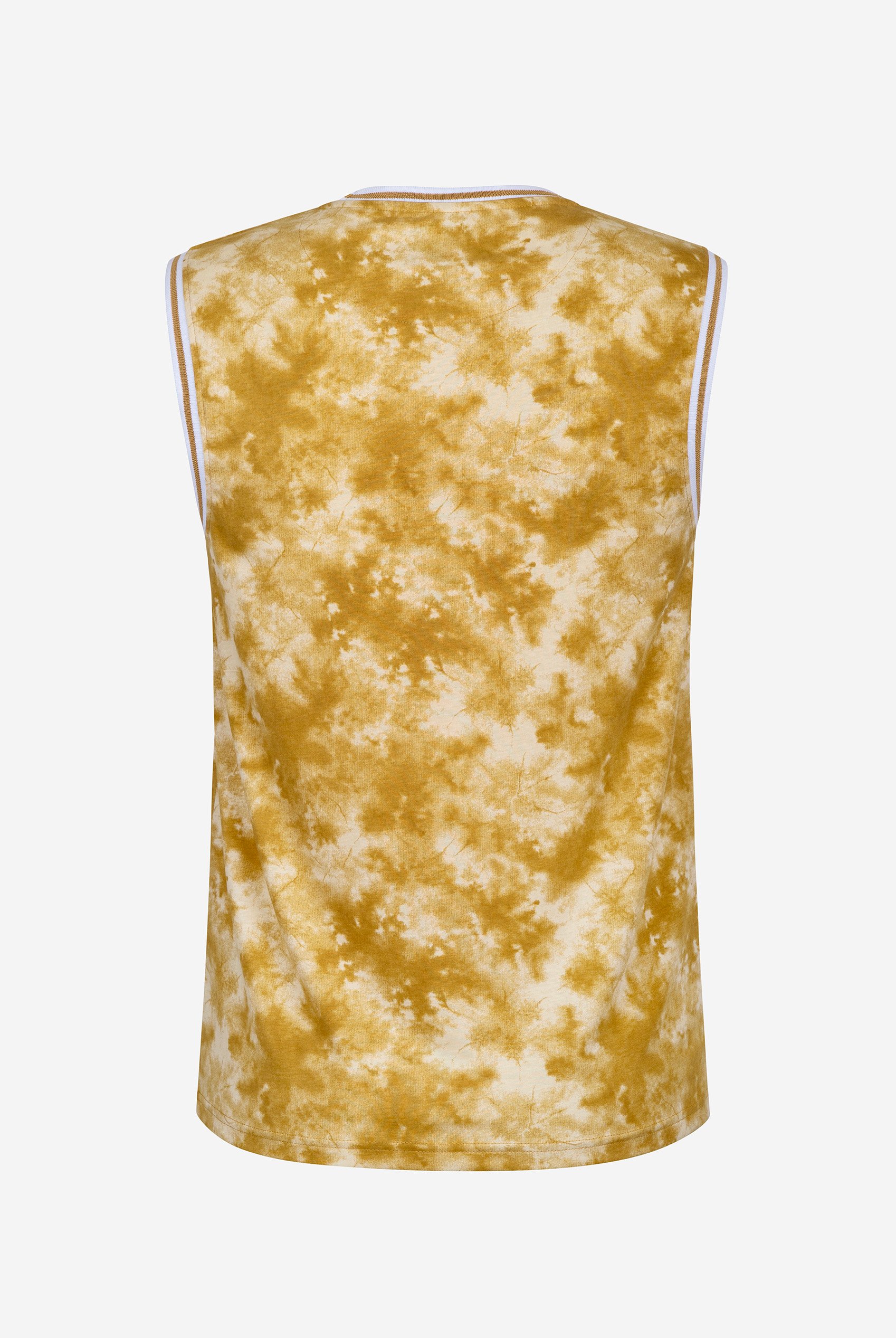 Tie-Dye Printed Cotton Vest
