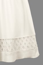 Girls Halter Neck Lace Trim Jersey Dress (5/6yrs - 10/11yrs)